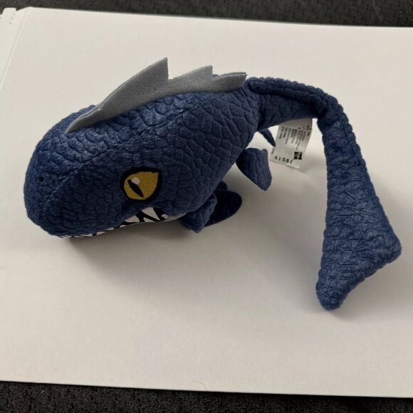 Jurassic World Mosasaurus Plush Toy Blue Shark Dinosaur Park J44 - Picture 1 of 4